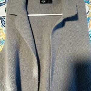 SHEIN Gray Women's Sweater Vest